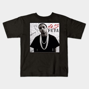 45 tha feva super star tee Kids T-Shirt